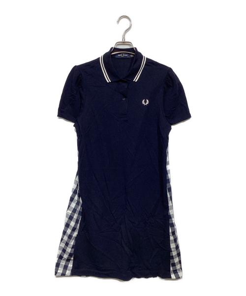 FRED PERRY（フレッドペリー）FRED PERRY (フレッドペリー) ポロワンピース　D7157 ネイビー サイズ:UK10の古着・服飾アイテム