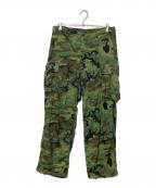 BEAMS PLUSビームスプラス）の古着「ポプリンミリタリー6ポケットカーゴパンツ　11-24-2276-139」｜グリーン