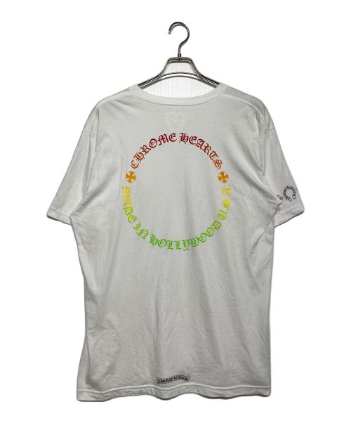 CHROME HEARTS（クロムハーツ）CHROME HEARTS (クロムハーツ) Back Grad Circle Logo Tee ホワイト サイズ:XLの古着・服飾アイテム