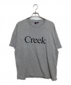 Creek Angler's Deviceクリークアングラーズデヴァイス）の古着「ロゴTシャツ」｜グレー
