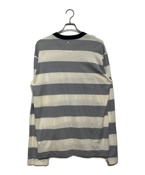OAMC（オーエーエムシー）OAMC (オーエーエムシー) ボーダーカットソー グレー サイズ:Sの古着・服飾アイテム