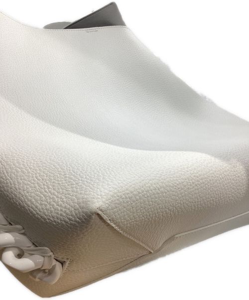 STELLA McCARTNEY（ステラマッカートニー）STELLA McCARTNEY (ステラマッカートニー) Frayme トートバック ホワイトの古着・服飾アイテム