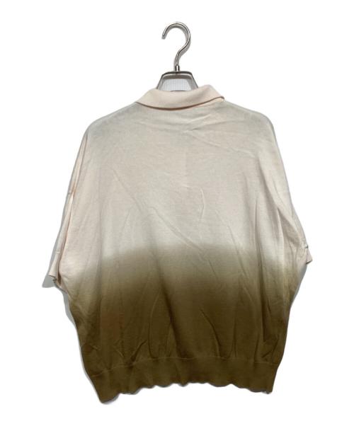 FRED PERRY（フレッドペリー）FRED PERRY (フレッドペリー) グラデーション ポロシャツ ベージュ サイズ:UK10の古着・服飾アイテム