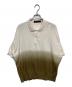 FRED PERRY（フレッドペリー）の古着「グラデーション ポロシャツ」｜ベージュ