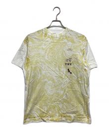 TOGA ARCHIVES（トーガアーカイブス）の古着「Marble print T shirt」｜ホワイト
