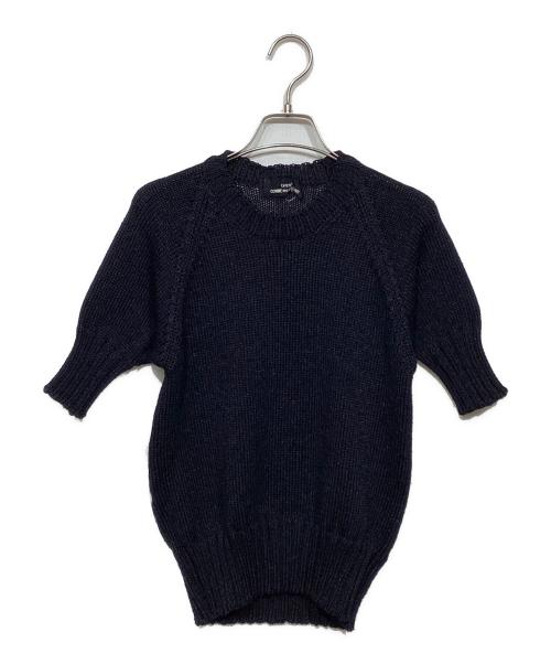 tricot COMME des GARCONS（トリココムデギャルソン）tricot COMME des GARCONS (トリココムデギャルソン) 90s半袖ニット　TN-100190 ネイビー サイズ:読み取り不可の古着・服飾アイテム
