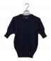 tricot COMME des GARCONS（トリココムデギャルソン）の古着「90s半袖ニット　TN-100190」｜ネイビー
