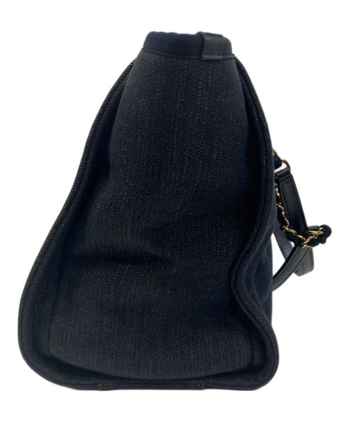 CHANEL（シャネル）CHANEL (シャネル) ドーヴィルMM デニムトートバッグ インディゴの古着・服飾アイテム