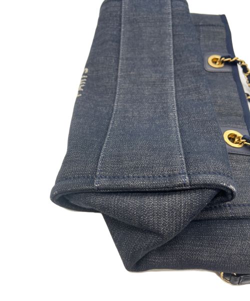 CHANEL（シャネル）CHANEL (シャネル) ドーヴィルMM デニムトートバッグ インディゴの古着・服飾アイテム