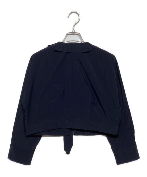 NINA RICCI（ニナリッチ）NINA RICCI (ニナリッチ) デザインカラー ショートジャケット ネイビー サイズ:36の古着・服飾アイテム