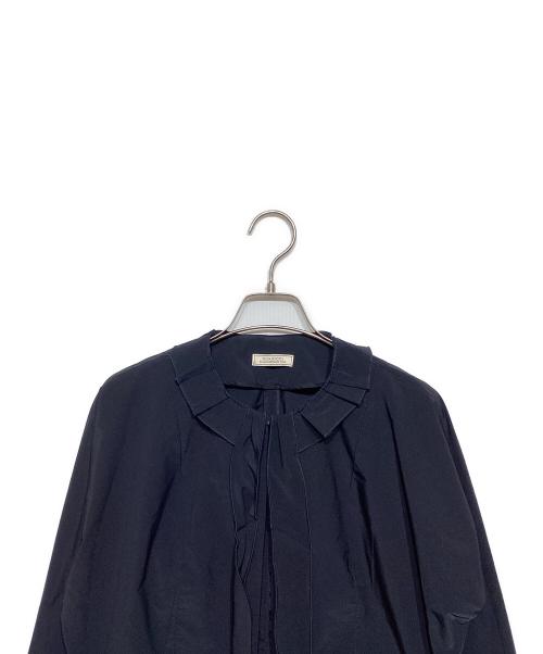 NINA RICCI（ニナリッチ）NINA RICCI (ニナリッチ) デザインカラー ショートジャケット ネイビー サイズ:36の古着・服飾アイテム