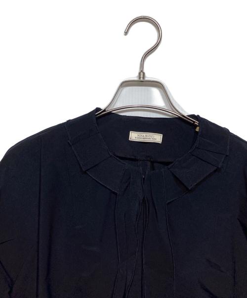 NINA RICCI（ニナリッチ）NINA RICCI (ニナリッチ) デザインカラー ショートジャケット ネイビー サイズ:36の古着・服飾アイテム