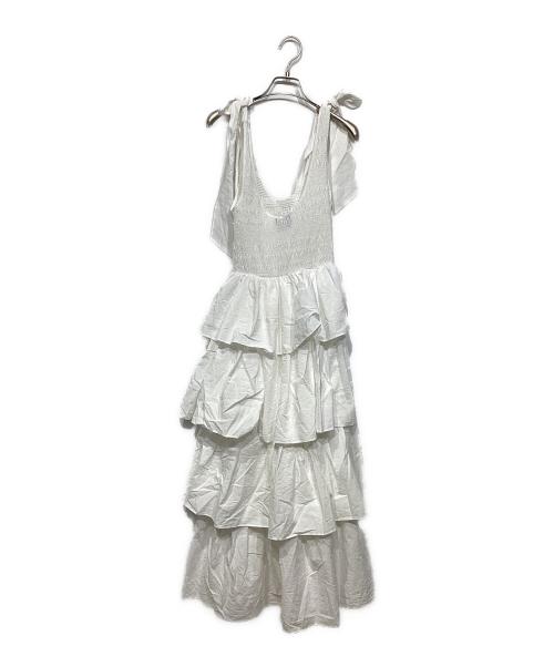 TIGRE ET TIGRE（ティグレット ティグレ）TIGRE ET TIGRE (ティグレット ティグレ) ELVIE DRESS D27 ホワイト サイズ:Mの古着・服飾アイテム