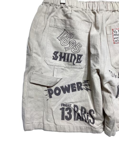 Work of Art Kendai（ワークオブアートケンダイ）Work of Art Kendai (ワークオブアートケンダイ) PAINTER SHORTS ベージュ サイズ:Lの古着・服飾アイテム