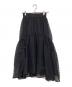 Snidel（スナイデル）の古着「バリエチュールスカート　SWFS241189」｜ブラック