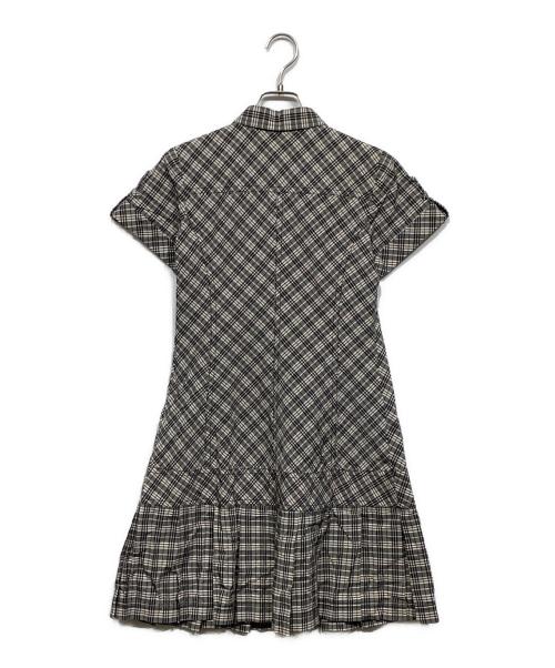 BURBERRY BLUE LABEL（バーバリー ブルー レーベル）BURBERRY BLUE LABEL (バーバリーロンドンブルーレーベル) チェックワンピース　E1J02-100-09 グレー サイズ:38の古着・服飾アイテム