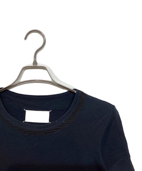 MARTIN MARGIELA（マルタン・マルジェラ）MARTIN MARGIELA (マルタン・マルジェラ) ここのえタグ　再構築Tシャツ ネイビー サイズ:Mの古着・服飾アイテム