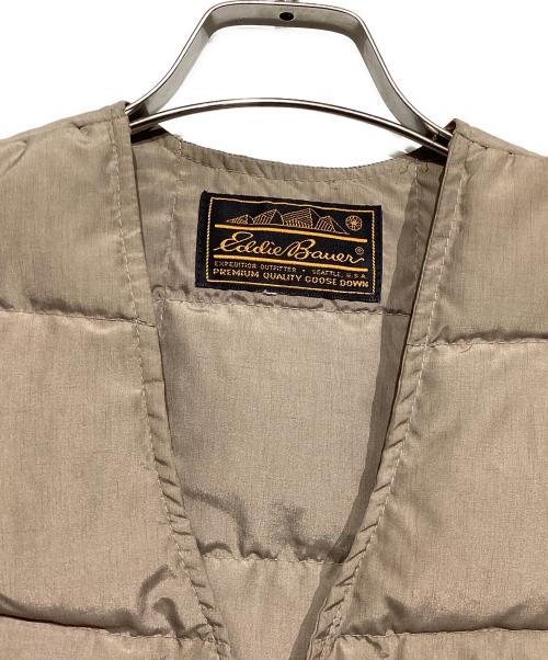 Eddie Bauer（エディーバウアー）Eddie Bauer (エディーバウアー) 70s ダウンベスト ベージュ サイズ:不明の古着・服飾アイテム