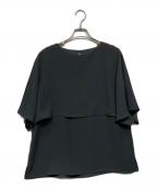 23区ニジュウサンク）の古着「ストレッチジョーゼット レイヤー カットソー」｜グレー