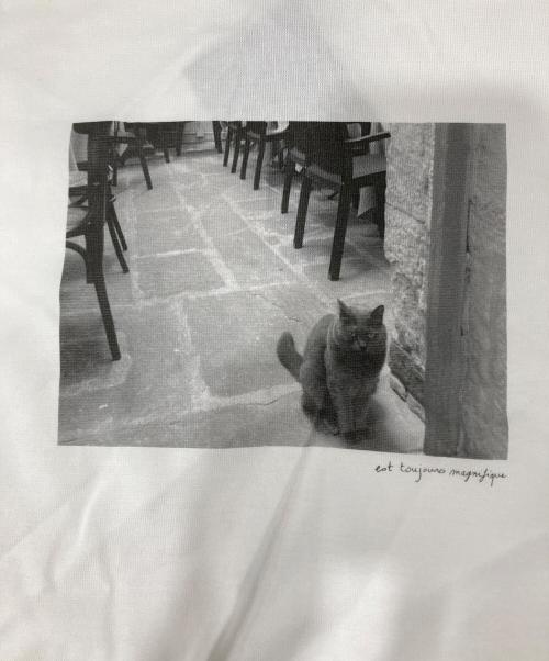 ALORS（アロー）ALORS (アロー) フォトプリントTシャツ ホワイト サイズ:FREEの古着・服飾アイテム