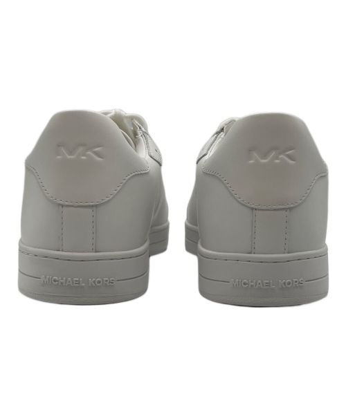 MICHAEL KORS（マイケル・コース）MICHAEL KORS (マイケルコース) Keatingレザースニーカー ホワイト サイズ:8の古着・服飾アイテム