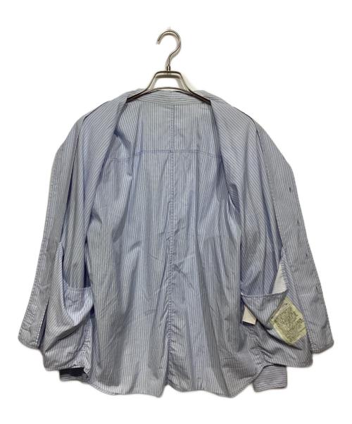 BEAMS SURF&SK8 SSZ（ビームス サーフアンドスケート エスエスズィー）BEAMS SURF&SK8 SSZ (ビームス サーフアンドスケート エスエスズィー) ストライプシャツ11-11-5217-791 ブルー サイズ:Sの古着・服飾アイテム