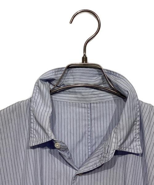 BEAMS SURF&SK8 SSZ（ビームス サーフアンドスケート エスエスズィー）BEAMS SURF&SK8 SSZ (ビームス サーフアンドスケート エスエスズィー) ストライプシャツ11-11-5217-791 ブルー サイズ:Sの古着・服飾アイテム