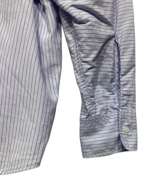 BEAMS SURF&SK8 SSZ（ビームス サーフアンドスケート エスエスズィー）BEAMS SURF&SK8 SSZ (ビームス サーフアンドスケート エスエスズィー) ストライプシャツ11-11-5217-791 ブルー サイズ:Sの古着・服飾アイテム