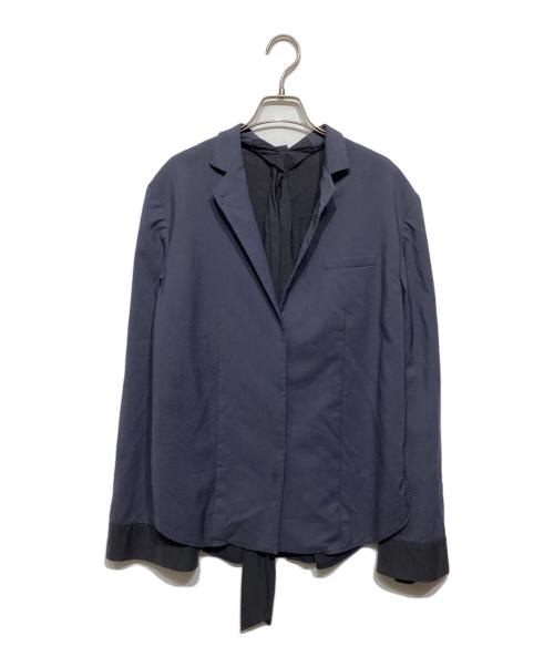 IRENE（アイレネ）IRENE (アイレネ) Like a Shirt Jacket ネイビー サイズ:Sの古着・服飾アイテム