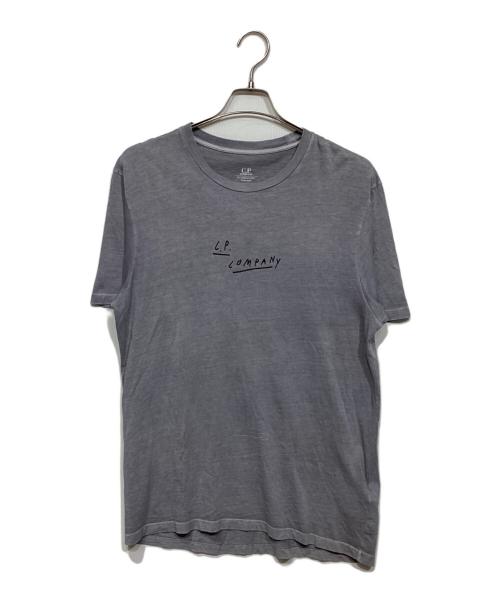 C.P COMPANY（シーピーカンパニー）C.P COMPANY (シーピーカンパニー) Jersey 24/1 Logo T-Shirt　12CMTS313A グレー サイズ:Mの古着・服飾アイテム