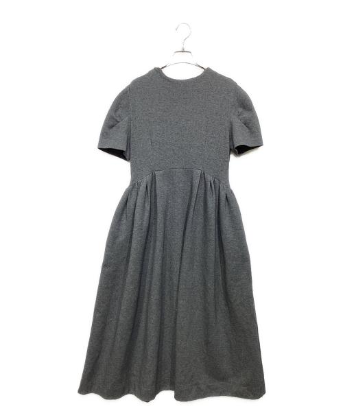 ELENDEEK（エレンディーク）ELENDEEK (エレンディーク) モードジャジーフィット＆フレアワンピース グレー サイズ:02の古着・服飾アイテム