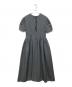 ELENDEEK (エレンディーク) モードジャジーフィット＆フレアワンピース グレー サイズ:02：4000円