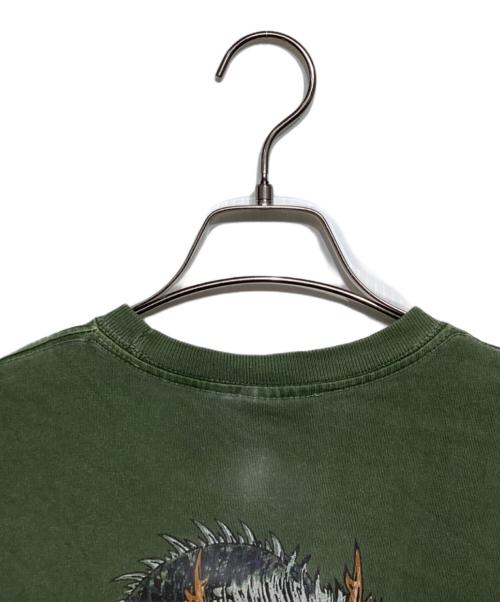 OLDstussy（オールドステューシー）OLDstussy (オールドステューシー) ドラゴンプリントTEE グリーン サイズ:Sの古着・服飾アイテム