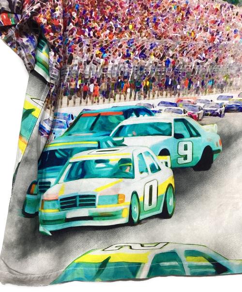 HUF（ハフ）HUF (ハフ) GOODYEAR (グッドイヤー) CIRCUIT WOVEN TOP　BU00190 マルチカラー サイズ:Mの古着・服飾アイテム