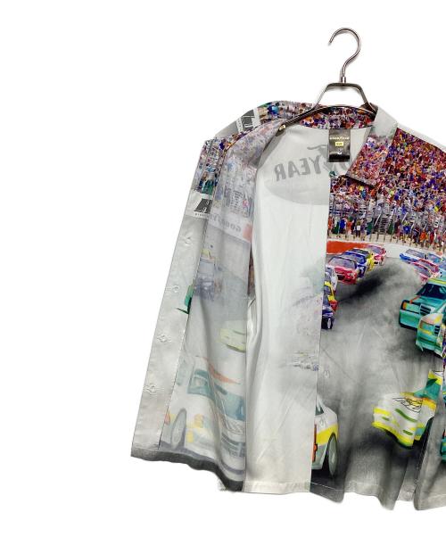 HUF（ハフ）HUF (ハフ) GOODYEAR (グッドイヤー) CIRCUIT WOVEN TOP　BU00190 マルチカラー サイズ:Mの古着・服飾アイテム