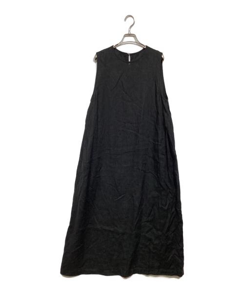 journal standard luxe（ジャーナルスタンダード ラックス）journal standard luxe (ジャーナルスタンダード ラックス) リネンキャンバスノースリーブワンピース　23040440012010 ブラック サイズ:不明の古着・服飾アイテム