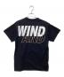 WIND AND SEA (ウィンダンシー) ブランドロゴクルーネックTシャツ ブラック サイズ:M：3000円