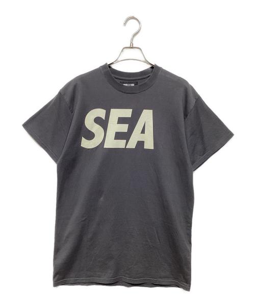 WIND AND SEA（ウィンダンシー）WIND AND SEA (ウィンダンシー) ブランドロゴクルーネックTシャツ グレー サイズ:Mの古着・服飾アイテム