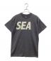 WIND AND SEA（ウィンダンシー）の古着「ブランドロゴクルーネックTシャツ」｜グレー