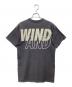 WIND AND SEA (ウィンダンシー) ブランドロゴクルーネックTシャツ グレー サイズ:M：4000円