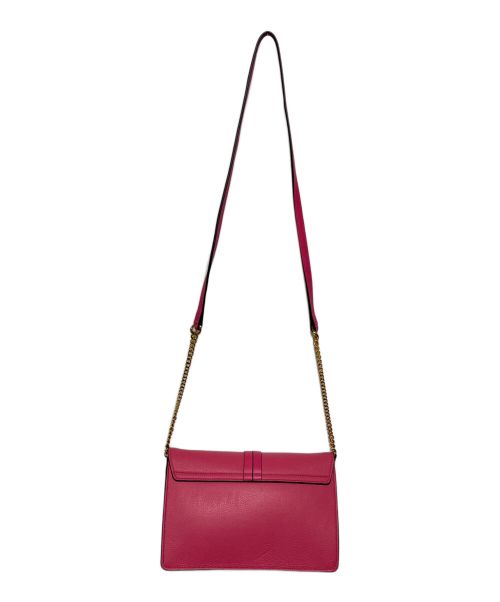 Chloe（クロエ）Chloe (クロエ) ALPHABETショルダーバッグ ショッキングピンクの古着・服飾アイテム