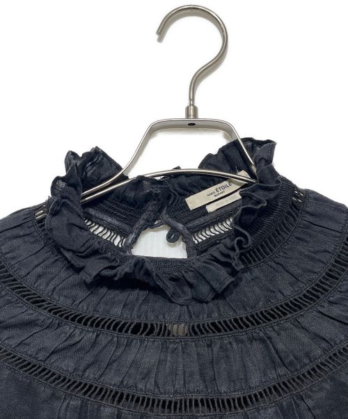 ISABEL MARANT（イザベルマラン）ISABEL MARANT (イザベルマラン) ハイネックブラウス ネイビー サイズ:36の古着・服飾アイテム
