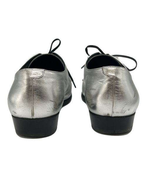 CELINE（セリーヌ）CELINE (セリーヌ) Jacno Lace Up Derby Shoes シルバー サイズ:37　１/2の古着・服飾アイテム
