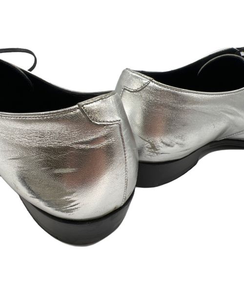 CELINE（セリーヌ）CELINE (セリーヌ) Jacno Lace Up Derby Shoes シルバー サイズ:37　１/2の古着・服飾アイテム