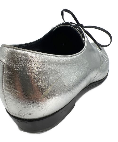 CELINE（セリーヌ）CELINE (セリーヌ) Jacno Lace Up Derby Shoes シルバー サイズ:37　１/2の古着・服飾アイテム