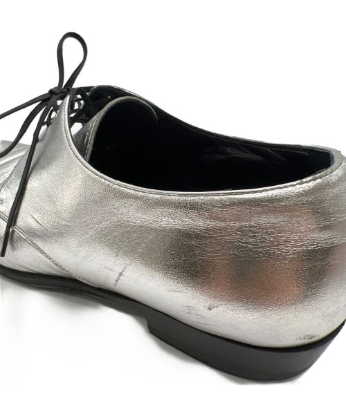 CELINE（セリーヌ）CELINE (セリーヌ) Jacno Lace Up Derby Shoes シルバー サイズ:37　１/2の古着・服飾アイテム