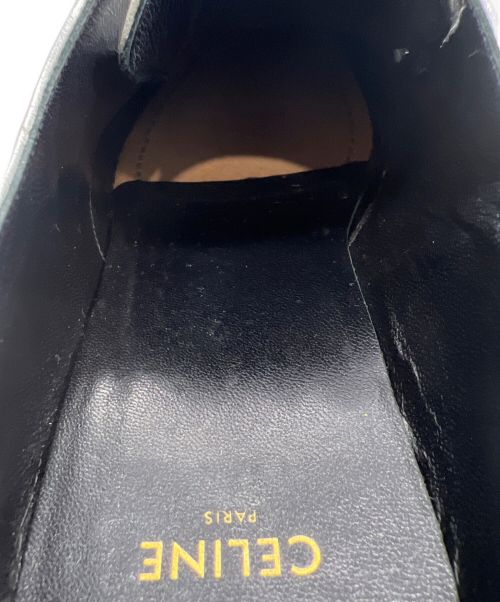 CELINE（セリーヌ）CELINE (セリーヌ) Jacno Lace Up Derby Shoes シルバー サイズ:37　１/2の古着・服飾アイテム