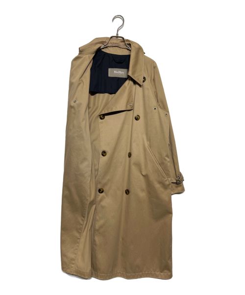 MaxMara（マックスマーラ）MaxMara (マックスマーラ) ロングトレンチコート ベージュ サイズ:36の古着・服飾アイテム