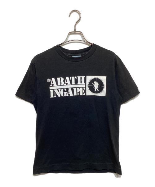A BATHING APE（ア ベイシング エイプ）A BATHING APE (ア ベイシング エイプ) 90S PUBLIC ENEMY　プリントTee ブラック サイズ:Sの古着・服飾アイテム