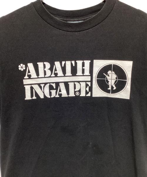 A BATHING APE（ア ベイシング エイプ）A BATHING APE (ア ベイシング エイプ) 90S PUBLIC ENEMY　プリントTee ブラック サイズ:Sの古着・服飾アイテム